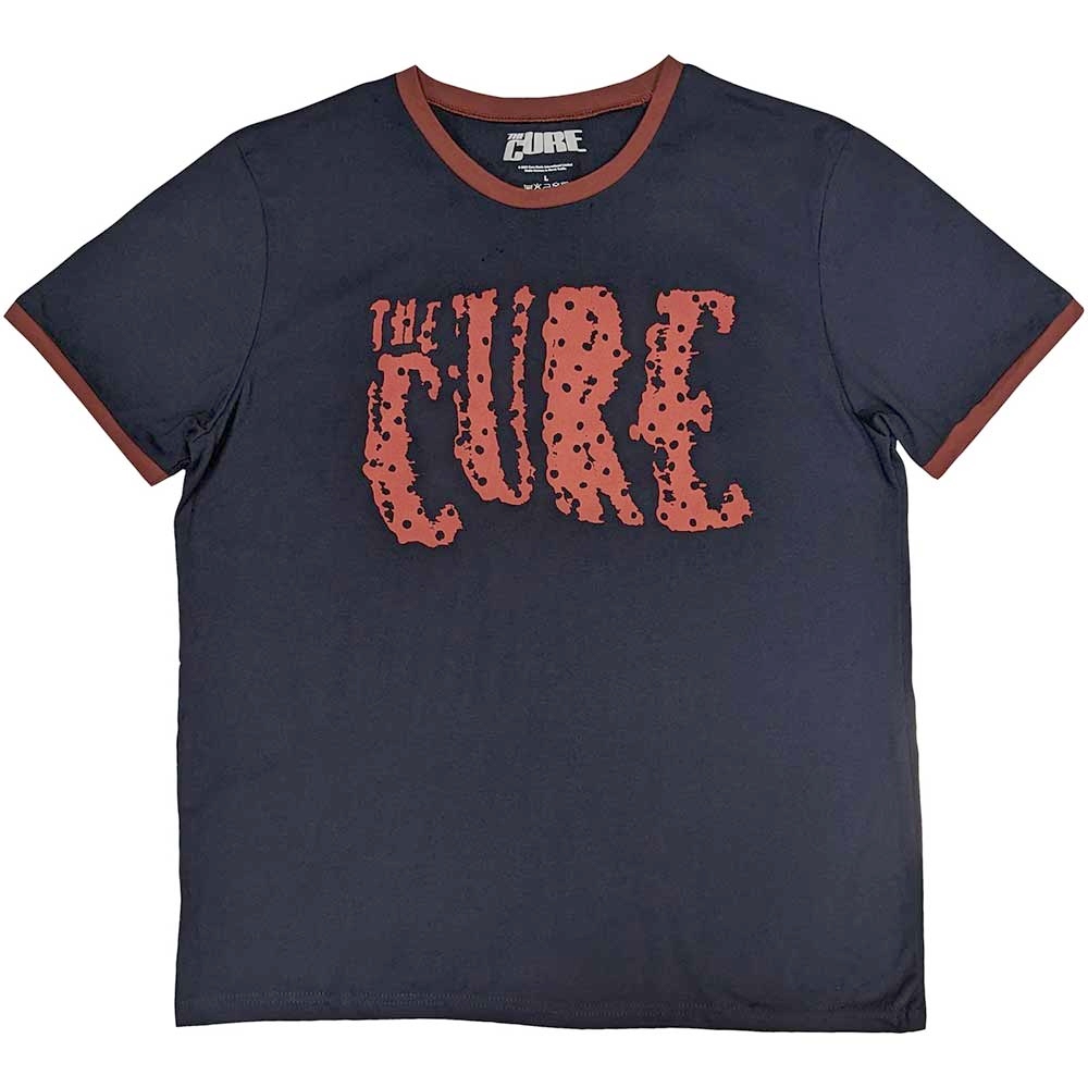 The Cure - Logo Herren T-Shirt - Blau